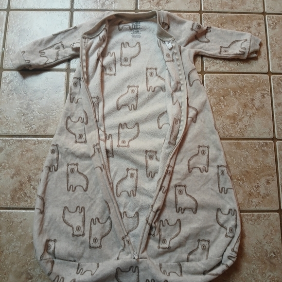 #0363 Baby Carter's Child Of Mine Sleeping Bag Romper Size 3-6M - Picture 4 of 9